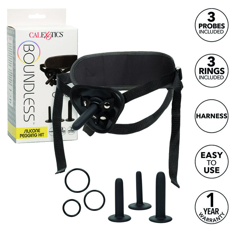 CALEXOTICS - BOUNDLESS KIT DI PEGGING IN SILICONE 1 