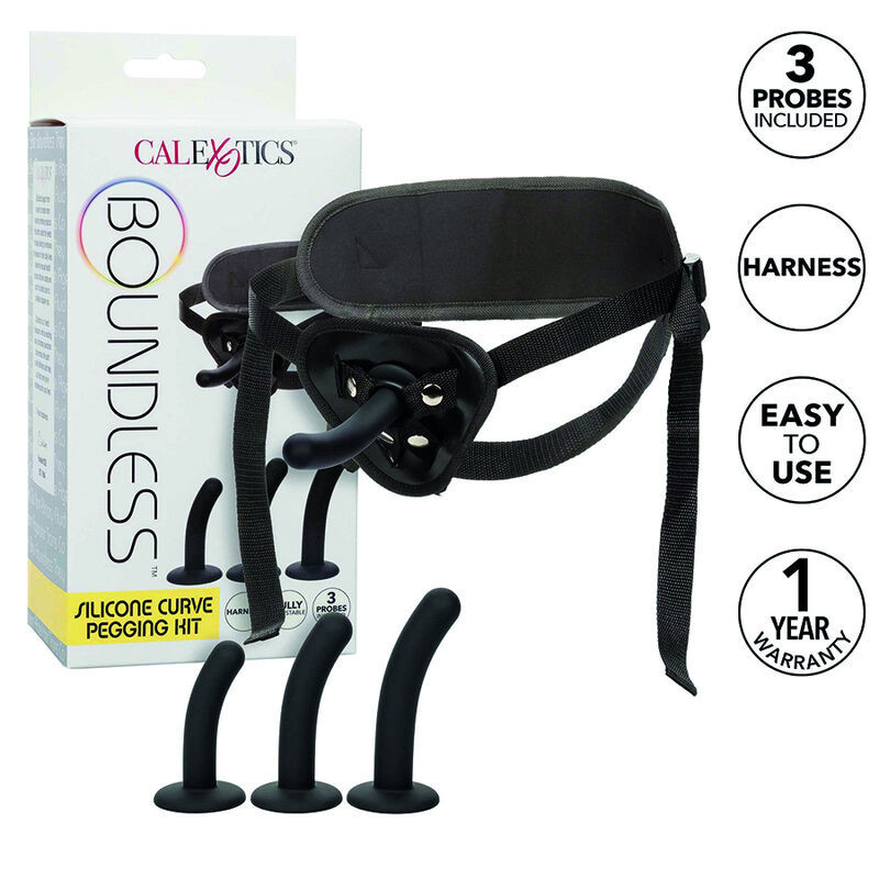 CALEXOTICS - BOUNDLESS SILICONE CURVE PEGGING KIT 1 