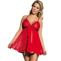 SUBBLIME - BABYDOLL RED WITH BOW AND SHINNY DETAILS S/M 1 