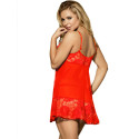 SUBBLIME - BABYDOLL LACCI FLOREALI ROSSO S / M 1 