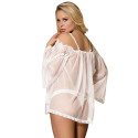 SUBBLIME - BABYDOLL WHITE FLARED SLEEVE S / M. 2 