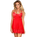 SUBBLIME - BABYDOLL MIT BOGEN ROT S / M. 1 