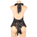 QUEEN LINGERIE - NIEDRIGER SPITZEN-TEDDY L/XL 11 