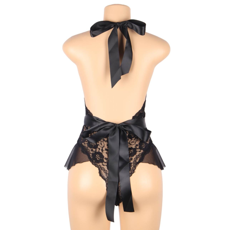 QUEEN LINGERIE - TEDDY BASSO IN PIZZO L/XL 11 