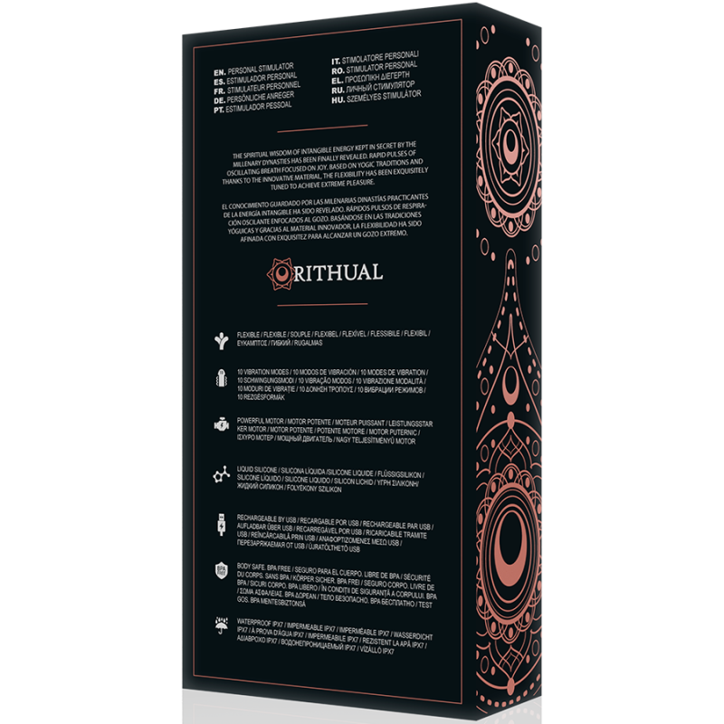 RITHUAL - KRIYA STIMULAODR RECHARGEABLE G-POINT BLACK 10 