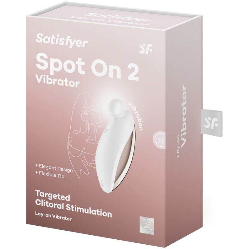 SATISFYER - SPOT ON 2 LAY-ON VIBRATOR WHITE 4 