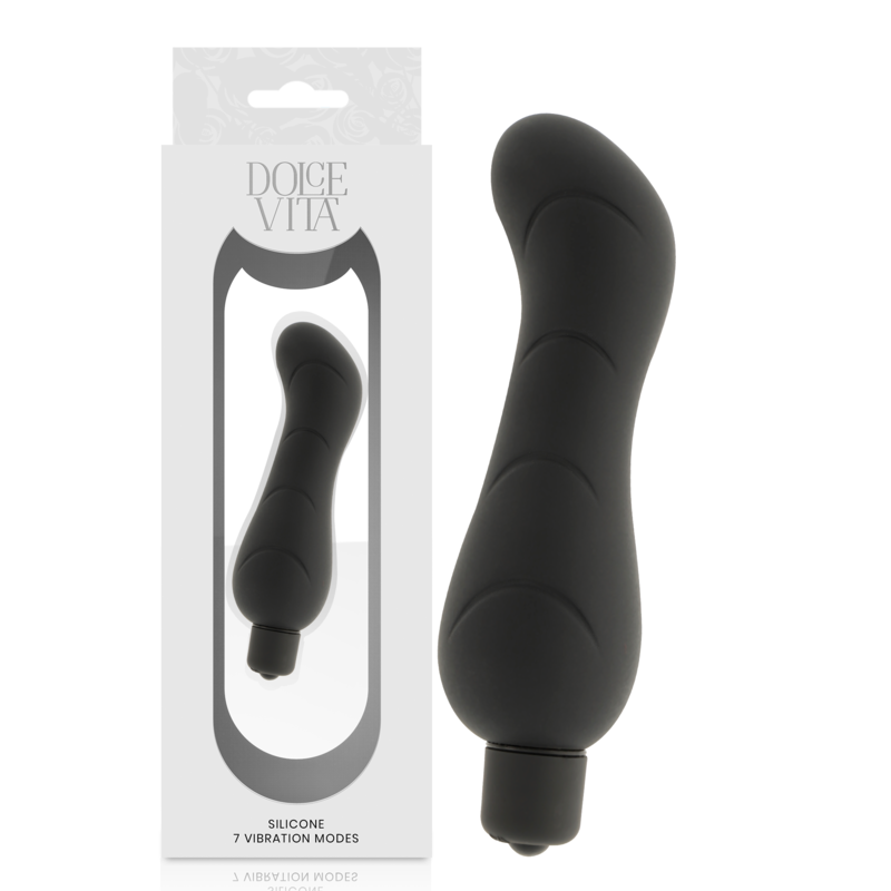 DOLCE VITA - G-SPOT BLACK SILICONE 1 