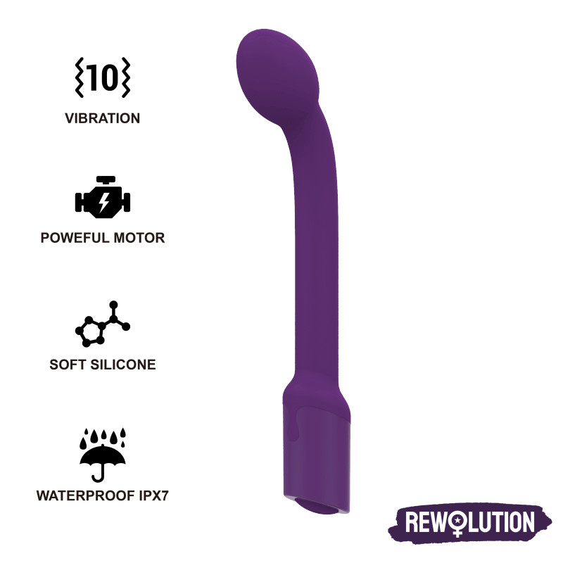 REWOLUTION - REWOFLEX FLEXIBLE G-POINT STIMULATOR VIBRATOR 1 