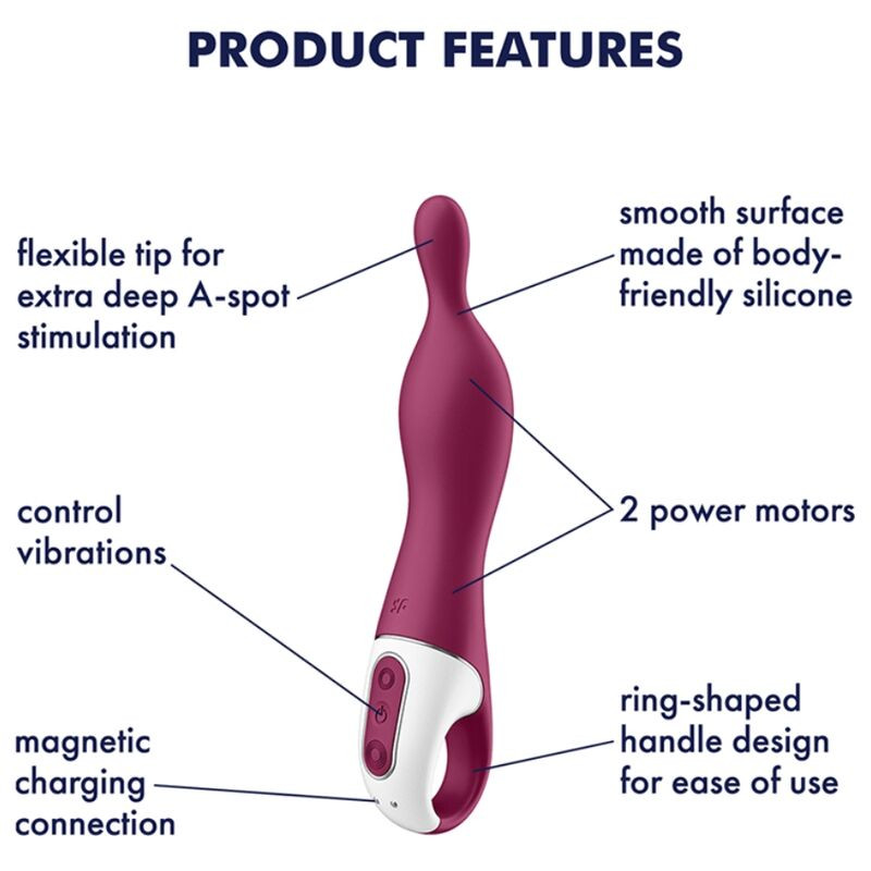 SATISFYER - AMAZING 1 ASPOT VIBRATOR BEERE 3 