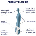 SATISFYER - VIBRATEUR AMAZING 1 ASPOT BLEU 3 