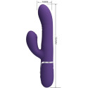 PRETTY LOVE - VIBRATORE MULTIFUNZIONE G-SPOT VIOLA 1 