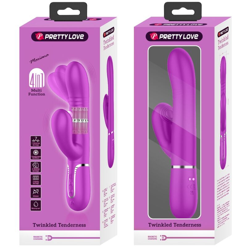 PRETTY LOVE - MULTIFUNKTIONS-G-SPOT-VIBRATOR FUCHSIA 3 