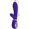 PRETTY LOVE - VIBRATEUR MULTIFONCTION G-SPOT THOMAS VIOLET 4 