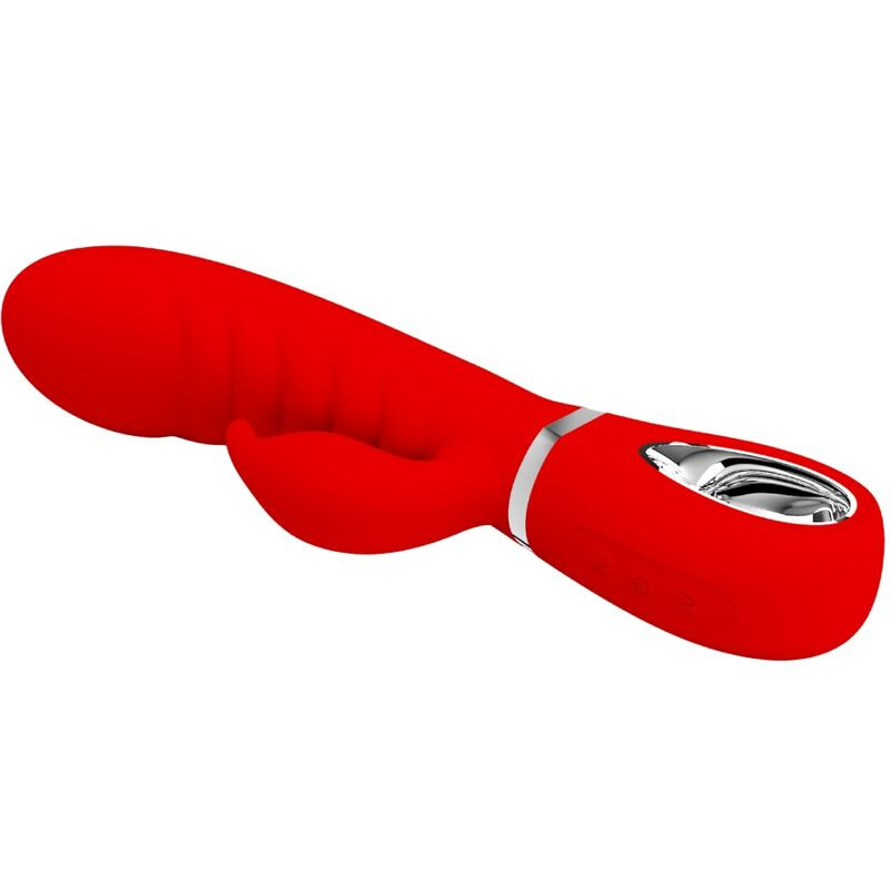 PRETTY LOVE - VIBRATEUR MULTIFONCTION G-SPOT PRESCOTT ROUGE 2 