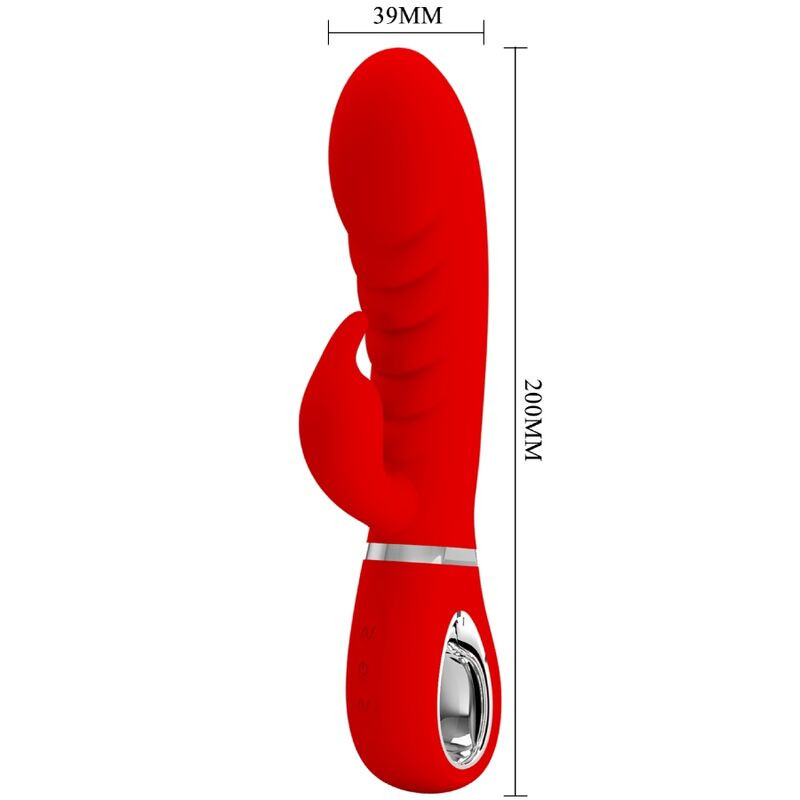 PRETTY LOVE - PRESCOTT MULTIFUNCTION G-SPOT VIBRATOR RED 4 