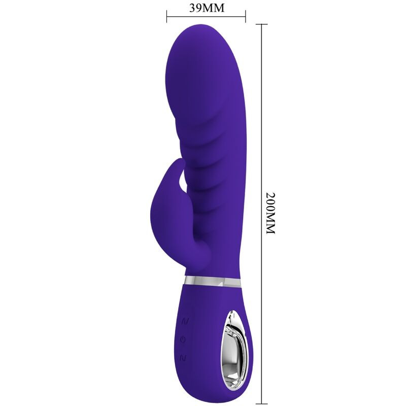 PRETTY LOVE - VIBRATORE MULTIFUNZIONE G-SPOT PRESCOTT VIOLA 4 