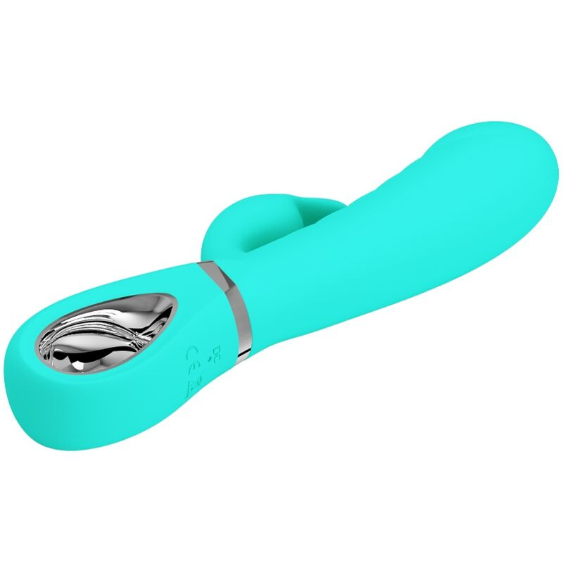 PRETTY LOVE - VIBRATORE MULTIFUNZIONE G-SPOT PRESCOTT VERDE ACQUA 3 