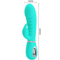 PRETTY LOVE - VIBRATORE MULTIFUNZIONE G-SPOT PRESCOTT VERDE ACQUA 4 