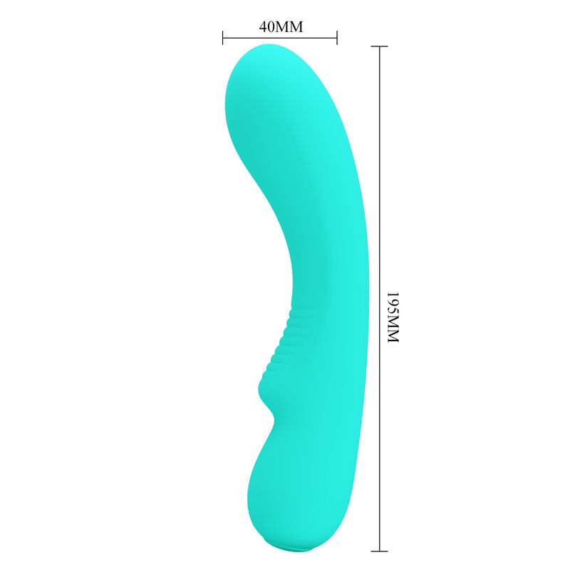 PRETTY LOVE - PRESCOTT RECHARGEABLE VIBRATOR AQUA GREEN 4 