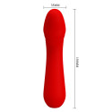 PRETTY LOVE - CETUS RECHARGEABLE VIBRATOR RED 5 