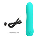 PRETTY LOVE - VIBRATEUR RECHARGEABLE CETUS VERT AQUA 7 