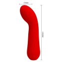 PRETTY LOVE - FAUN WIEDERAUFLADBARER VIBRATOR ROT 4 