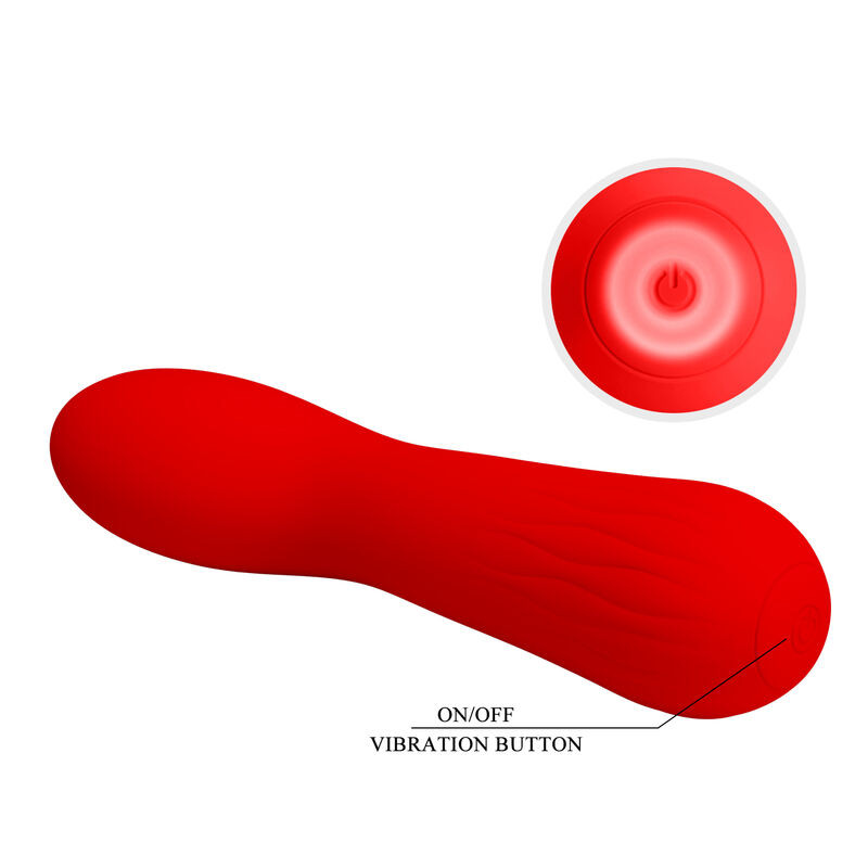 PRETTY LOVE - FAUN RECHARGEABLE VIBRATOR RED 5 