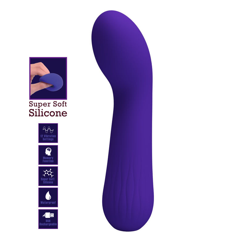 PRETTY LOVE - FAUN RECHARGEABLE VIBRATOR PURPLE 6 