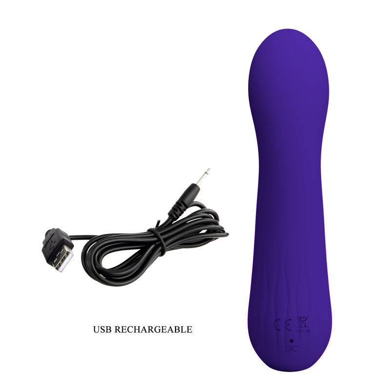 PRETTY LOVE - VIBRATEUR RECHARGEABLE FAUN VIOLET 7 