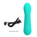 PRETTY LOVE - FAUN RECHARGEABLE VIBRATOR AQUA GREEN 7 