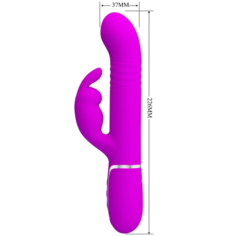 PRETTY LOVE - COALE RABBIT VIBRATOR PERLEN VIOLET 6 