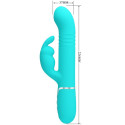 PRETTY LOVE - COALE RABBIT VIBRATOR PEARLS AQUA GREEN 6 