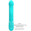 PRETTY LOVE - COALE RABBIT VIBRATOR PERLEN AQUAGRÜN 7 