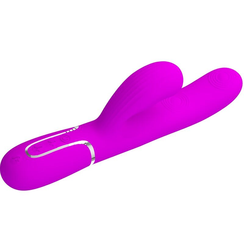 PRETTY LOVE - VIBRATEUR POINT G MULTIFONCTION 3 EN 1 PERLITA VIOLET 2 