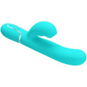 PRETTY LOVE - PERLITA VIBRATEUR MULTIFONCTION 3 EN 1 POINT G VERT AQUA 5 