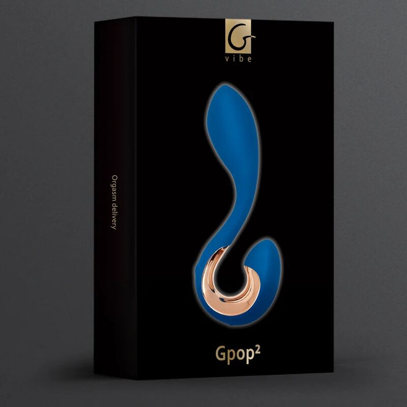 G-VIBE - GPOP 2 G AND P POINT VIBRATOR INDIGO BLUE 5 