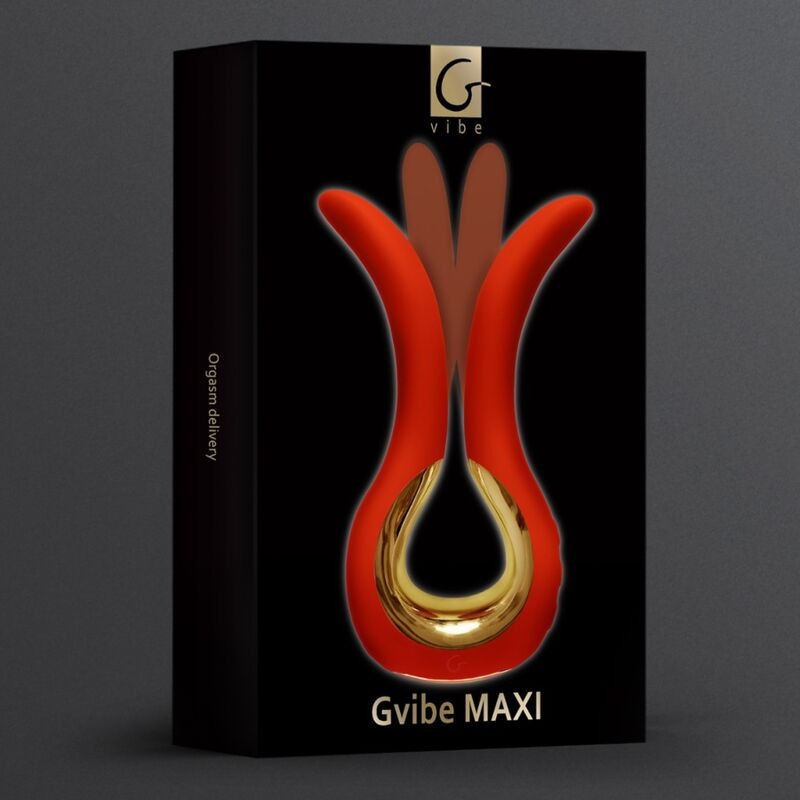 G-VIBE - GVIBE MAXI VIBRATEUR À DEUX EMBOUTS FLEXIBLES CORAIL 3 