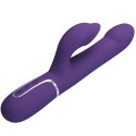 PRETTY LOVE - ZALIN RABBIT VIBRATOR PEARLS 4 IN 1 PURPLE 3 