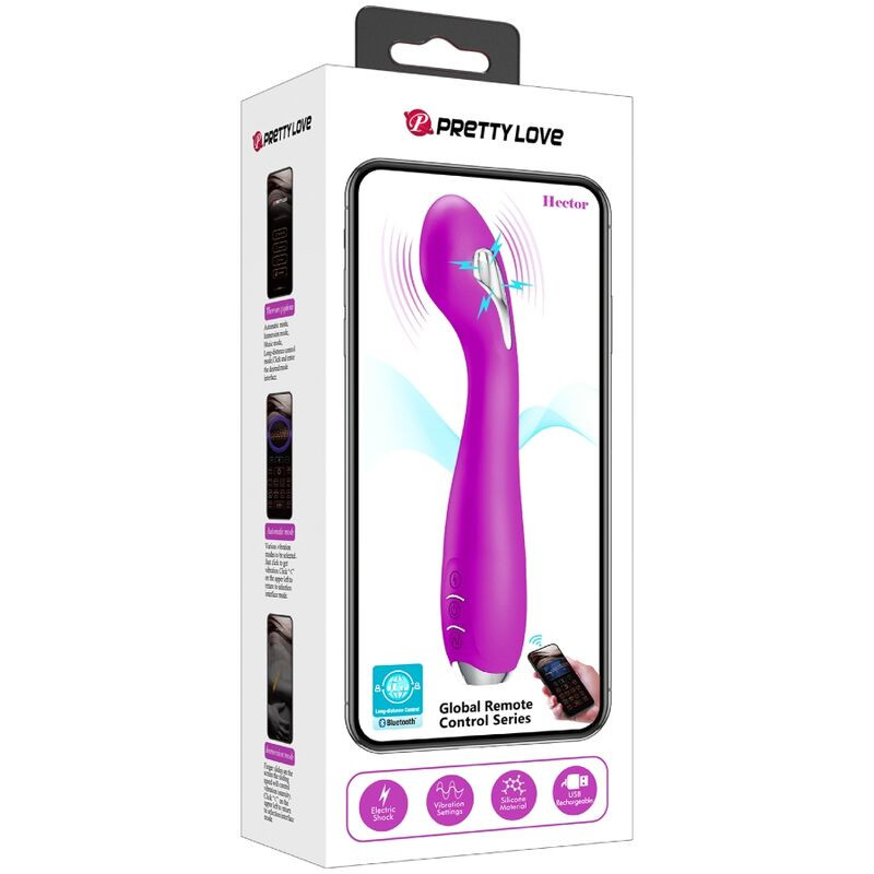 PRETTY LOVE - HECTOR ELECTROSHOCK VIBRATOR APPLICATION GRATUITE VIOLET 17 