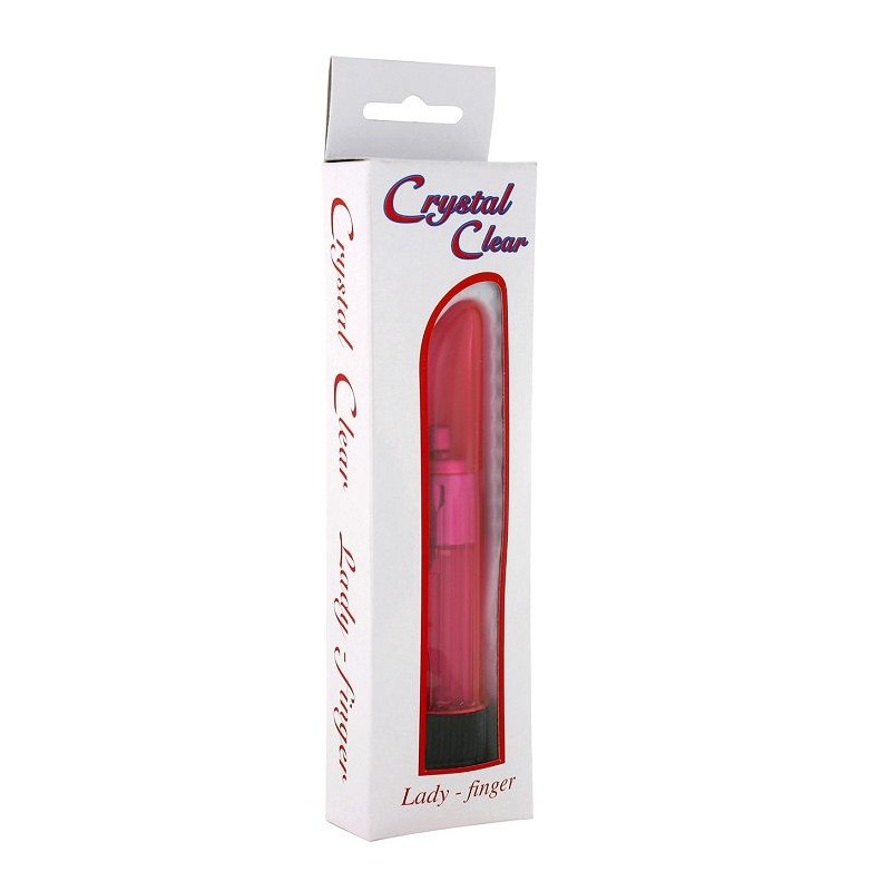 SEVEN CREATIONS - VIBRATEUR CRISTAL CLAIR DAME ROSE 1 