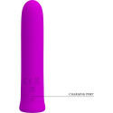 PRETTY LOVE - CURTIS MINI SUPER POWER VIBRATOR 12 LILA SILIKONVIBRATIONEN 4 