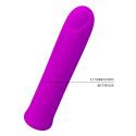 PRETTY LOVE - CURTIS MINI SUPER POWER VIBRATOR 12 LILA SILIKONVIBRATIONEN 7 