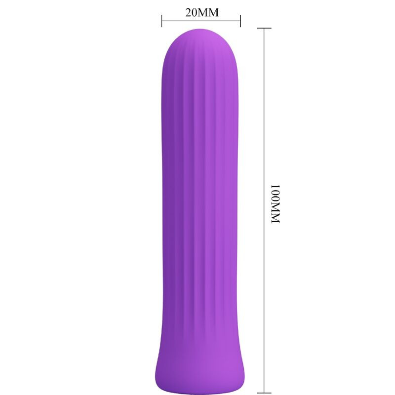 PRETTY LOVE - BLANCHE VIBRATEUR STIMULATEUR LILAS 5 