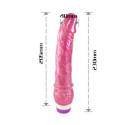 BAILE - REALISTISCHER ROTER VIBRATOR 23 CM 3 