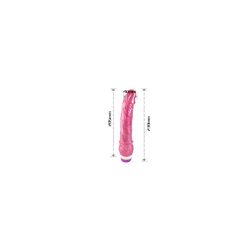 BAILE - REALISTISCHER ROTER VIBRATOR 23 CM 3 