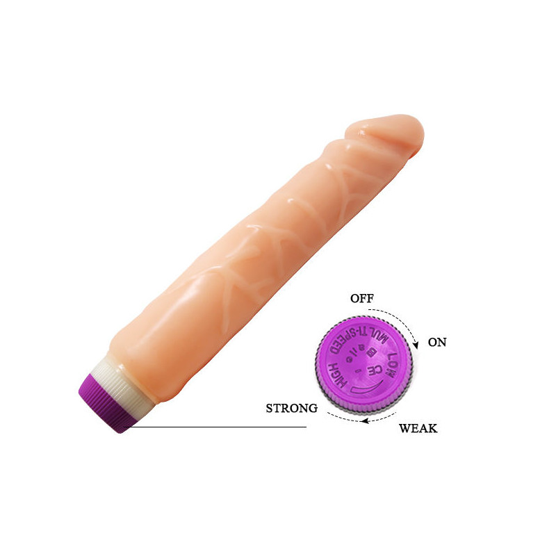 BAILE - WAVES OF PLEASURE REALISTIC VIBRATING 25.5 CM 5 