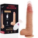 CYBER SILICOCK - FERNBEDIENUNG REALISTISCH MASTER HUCK 20.9 CM -O- 4 CM 4 