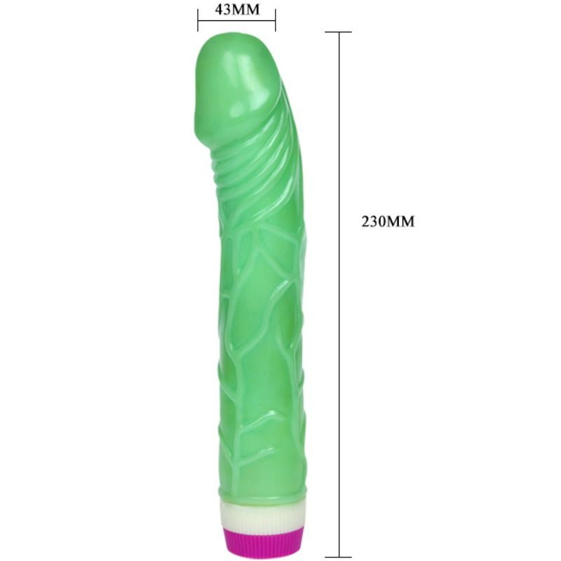 BAILE - VIBRATEUR VAGUES DE PLAISIR 23 CM VERT 6 