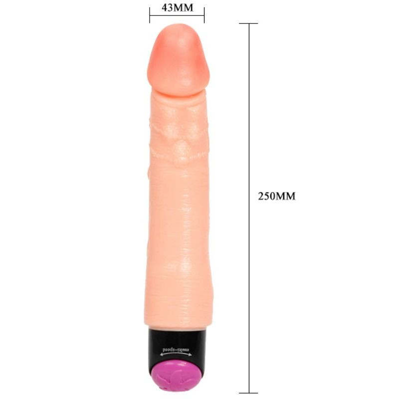 BAILE - FLEXIBLER REALISTISCHER VIBRATOR 25 CM 5 