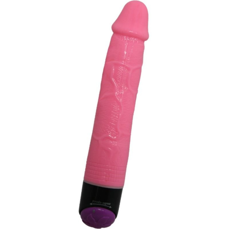 BAILE - VIBRATEUR RÉALISTE SEXE COLORÉ ROSE 23 CM 1 